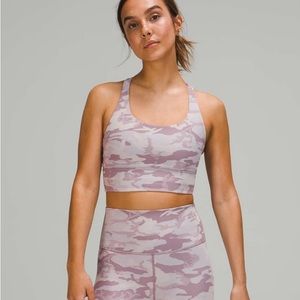 Lululemon Energy Bra Long Line Ribbed *Medium Support B–D Cup size 4